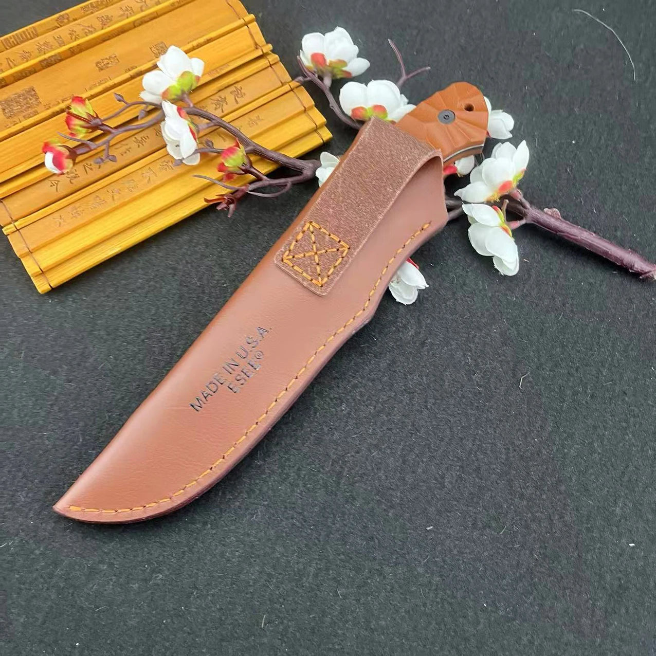 High Hardness JG5 Straight Knife - Wilderness Survival Pocket Knife, Also for Hunting, Mountaineering Exploration, Camping Tool
