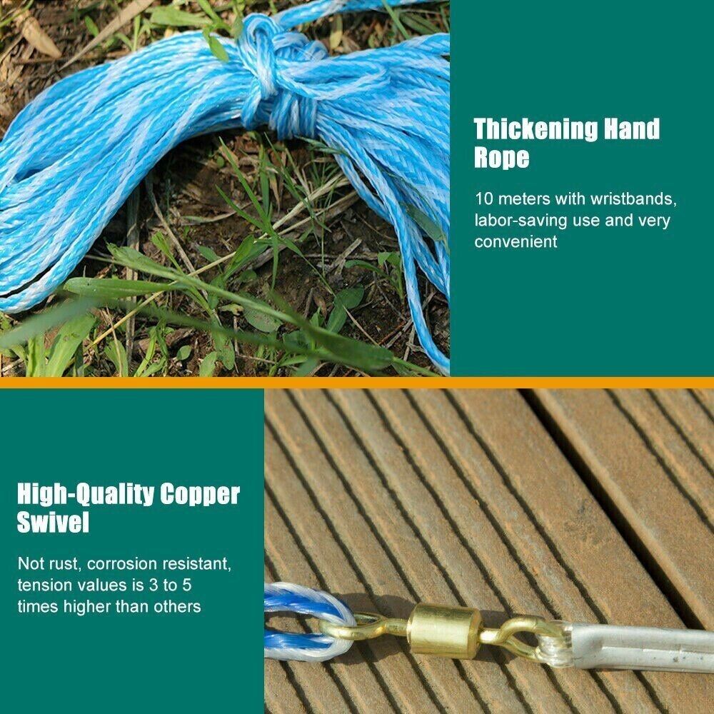 6 or 10 FT Fishing Cast Net Bait Easy Throw Hand Cast Strong Nylon