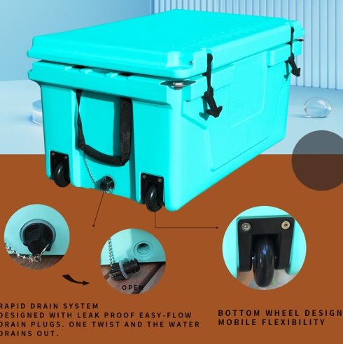 65QT Outdoor Cooler Fishing, Hunting, and Camping