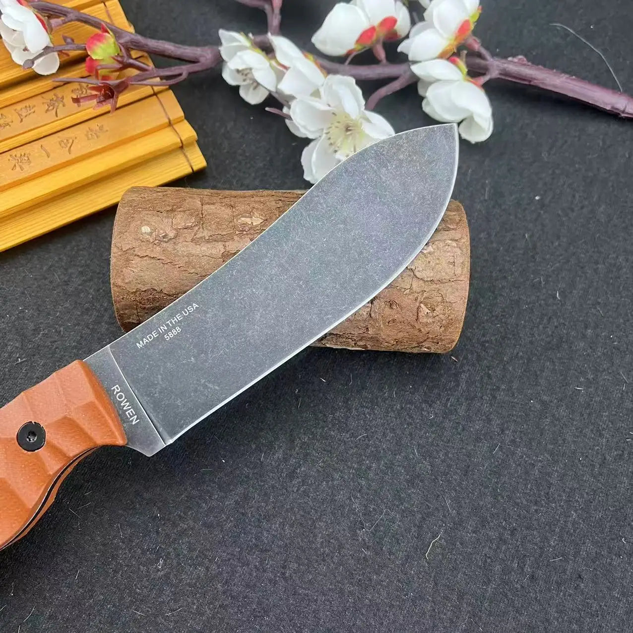 High Hardness JG5 Straight Knife - Wilderness Survival Pocket Knife, Also for Hunting, Mountaineering Exploration, Camping Tool