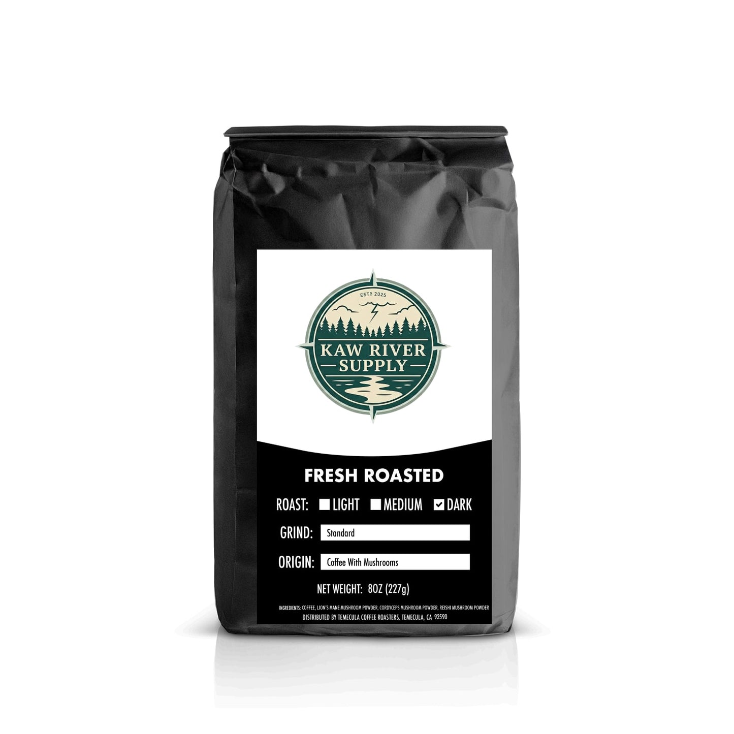 Coffee with Mushrooms Dark Roast